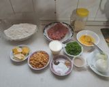 عکس مرحله 1 از دستور فطایر گوشت یا کیک گوشت فاطمه پز😋
