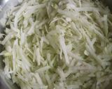 A picture of step 1 of Raw papaya snacks.