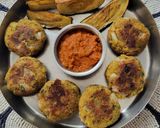 A picture of step 8 of Cheesy Cutlets from Leftover Khichdi and Roti.
