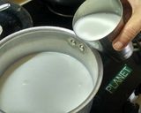 A picture of step 2 of Low fat paneer at home.