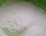 A picture of step 1 of Ricechapati#flourchallenge.