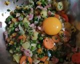Foto del passaggio 3 della ricetta #216 Torta salata di verdure e prosciutto