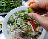 Hình bước làm 5 của món Phở gàu