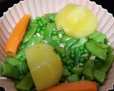 Foto del paso 3 de la receta: Chuleta de Sajonia especiada, en Airfryer, con verduras