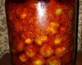 A picture of step 3 of Gunda Keri Pickle.