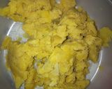 A picture of step 2 of Plantain balls.