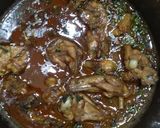 A picture of step 3 of Chicken Qorma.