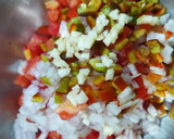 Foto del paso 1 de la receta: Salsa criolla 🍅🧅🧄🌶️