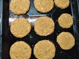 Hamburguesas de zanahoria y maní
