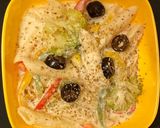 व्हाईट सॉस पास्ता - हल्लीच्या पिढीचा आवडता पदार्थ (white sauce pasta recipe in marathi) रेसिपी स्टेप 6 फोटो 