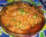 A picture of step 5 of Tomato Masalah.