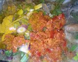 A picture of step 2 of Offals pepper soup.