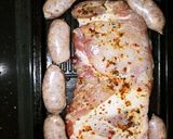 Foto del paso 1 de la receta: Pechito de cerdo y chorizo bombón al horno