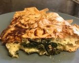 A picture of step 9 of Turkish style Spinach and Cheese Borek.