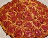A picture of step 11 of Sheik's Gourmet Pizzas: Classic Pepperoni Sicilian Pizza.