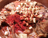Foto del paso 6 de la receta: Cazuela de arroz, con chuletas de cordero y pimientos fritos