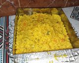 صورة لخطوة 8 من وصفة أرز بالخضار مع دجاج مشوي
