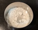 A picture of step 2 of Pakhala Bhata (Fermented rice dish).