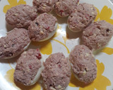 Foto del paso 2 de la receta: Huevos rellenos con atún y salsa bechamel