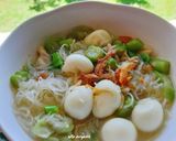 Foto langkah ke 5 dari resep Sop Bihun Oyong a.k.a Bihun Kuah.