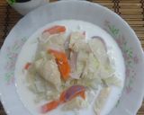 Gambar langkah 3 resipi Sayur Lemak Kobis Campur Fucuk.