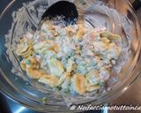 A picture of step 3 of Tortellini with Cream, Ham, and Peas.