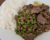 Csirkemáj borsóval recept fázis 4 fotója