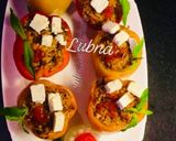 A picture of step 5 of Mediterranean Stuffed Peppers:.