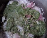 A picture of step 1 of Green Masalah Biryani.