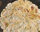 A picture of step 2 of Barly methi roti.