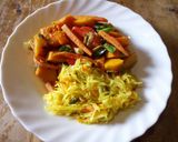 A picture of step 5 of Easy Pumpkin Stir Fry.