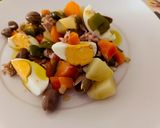 Foto do passo 1 de Salada Russa com Atum e Azeitonas