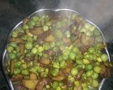 आलू मटर फ्राई विथ भुजा (Aloo matar fry with bhuja recipe in hind रेसिपी चरण 8 फोटो