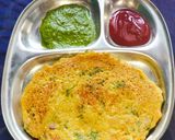 A picture of step 5 of Bottle gourd cheela.