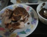 A picture of step 5 of Achari mircha murg.