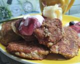 Φωτογραφία βήματος 5 της συνταγής Pancakes 🥞 με βρώμη και κράνμπερι