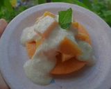 Hình bước làm 4 của món Pancake xoài sốt phô mai