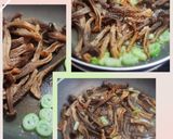Hình bước làm 2 của món NẤM lộc nhung xào bí nụ