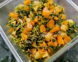 A picture of step 5 of Carrots/Gajar And Methi Leaves Subzi.