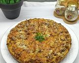 صورة لخطوة 4 من وصفة خبزة على سريع بنة بيتزا 🍕