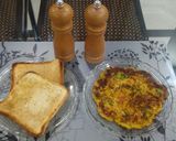A picture of step 4 of Masala omellette.