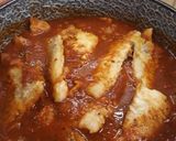 Paradicsomos hal, szerecsendiós krumplipürével recept fázis 4 fotója