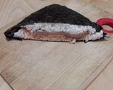 Pas rețetă Onigirazu (sandwich sushi) 8 fotografie