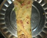A picture of step 6 of Cheesy suji wrap roll.