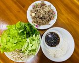 Hình bước làm 5 của món Bún thịt bò xào nước tương