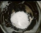 A picture of step 2 of Chocolate coconut laddu.