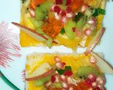 A picture of step 4 of Bread Fruit Pizza.