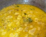 A picture of step 5 of Aloo Posto.