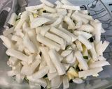 Une image de l'étape 5 de Gratin de courgettes et navets à la moutarde et pecorino.