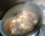 A picture of step 1 of Mutton Biryani.